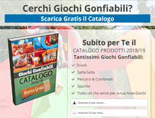 Tablet Screenshot of fabbricagonfiabili.com